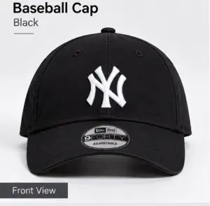 New York Yankees Black Baseball Cap